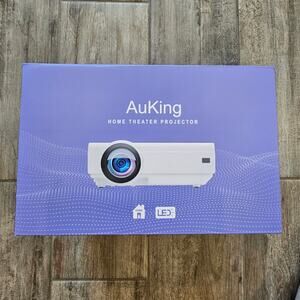 AuKing K8 Full HD Home Theater LED 1080p Projector Movie Gaming Cinema NEW